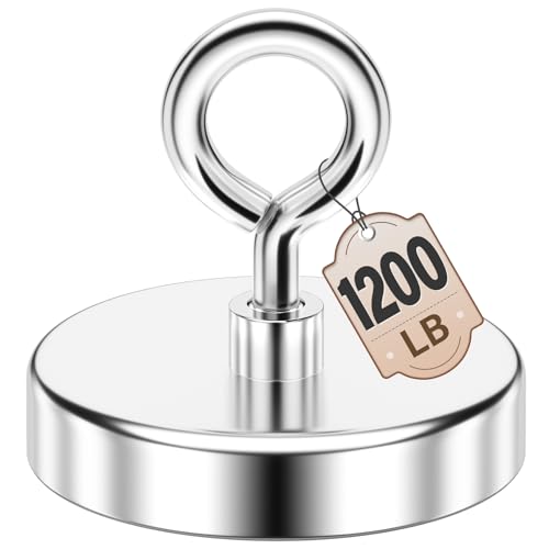 FINDMAG 1200 LBS Large Fishing Magnet, 3.94 Inch Neodymium Pickup Magnet - size: 3.94 inches (100mm)