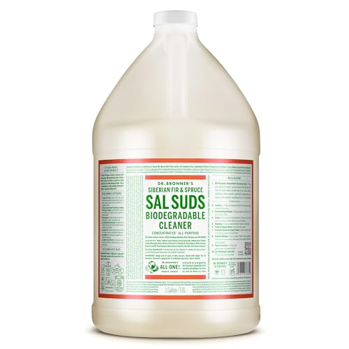 Dr. Bronner's Sal Suds All-Purpose Cleaner, Fir & Spruce Pine, 1 Gallon - size: 128 Fl Oz (Pack of 1)