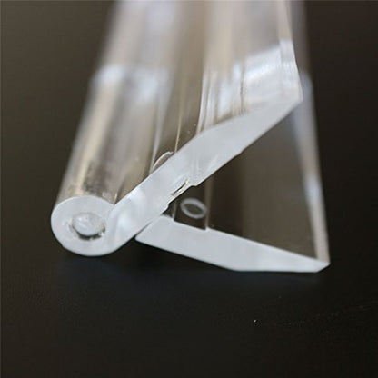 Transparent Clear Plastic Acrylic 300mm, 12", Continuous Piano Hinge Hinges