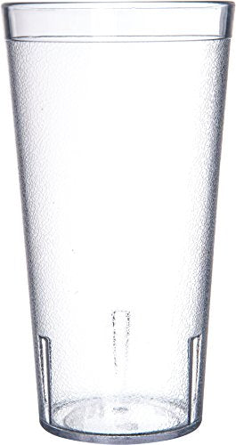 Carlisle FoodService Products Plastic Tumblers, 20 Oz, Clear, 24 Pack