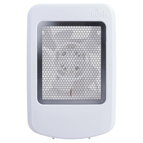 Fresh Products ourfresh 2 Air Freshener Replace Metered Aerosol with Dry Fragrance 30 Day Use Medium Sized Spaces Light Activated Battery Operated Refill Reminder White Dispenser 1 pk