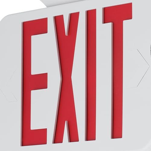 Progress Lighting LED Exit Emergency Light, White
