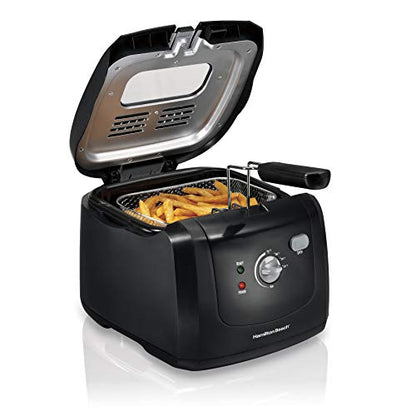 Hamilton Beach Cool Touch Electric Deep Fryer with Basket For Home Use - style: Fryer