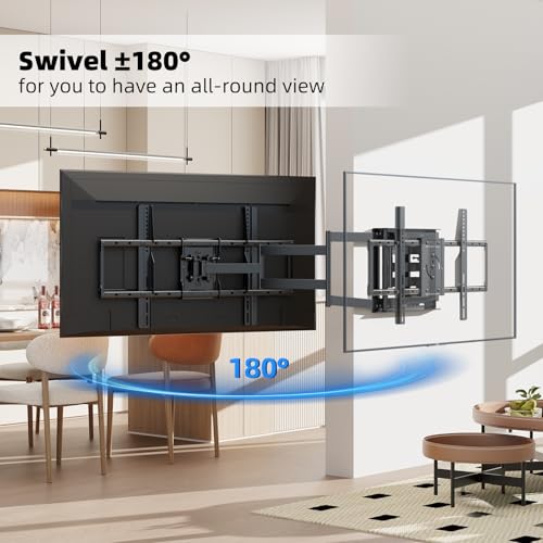 Long Arm TV Wall Mount for 37-75 Inch TVs - size: Fit 32-76 inch