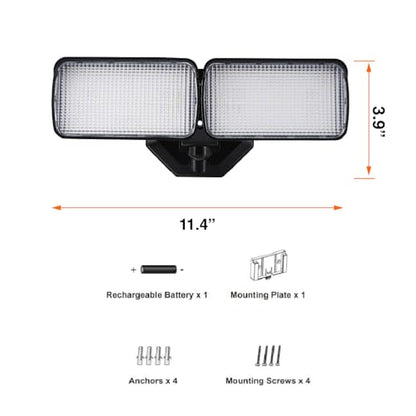 Sylvania 18W Security LED Light with Motion Sensor, Hardwired, 2000 LMS, Wet Rated, 5000K, Daylight - 1 Pack (66476) - color: Black, style: 18W Motion Sensor