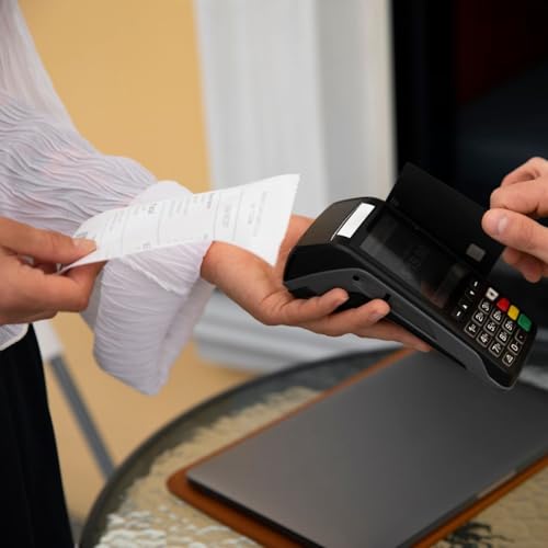 BAM POS 3 1/8” x 230’ Thermal Receipt Paper Rolls - BPA Free - Credit Card Paper - Point of Sale Cash Registers - 30 Rolls Per Case - size: 30 rolls