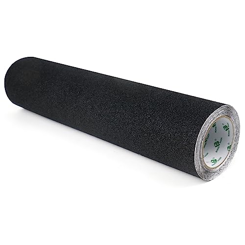 BOMEI PACK Black Anti Slip Tape, 20 Inch x 16.5 Foot Non-Slip Traction Grip Tape for Stairs, Waterproof Stair Treads Grip Non Slip, Non Skid Tape for Steps, Outdoor Black Grip Tape - size: 500mm