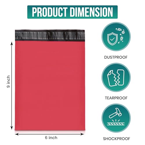 Levex - #1 6x9 [2000 Pack] Pink Poly Mailers Shipping Bags, Strong Mailing Envelopes, Multipurpose Mailers, Waterproof & Tear Resistant, Self-Sealing 2 Mil - color: Pink, size: #1 - 6" x 9"