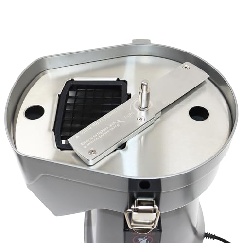 4 in 1 Electric Vegetable Chopper 110V Electric Vegetable Slicer Dicer Shredder & Strip Cutter with Multi Stainless Steels Blades 200W Electric Vegetable Slicer