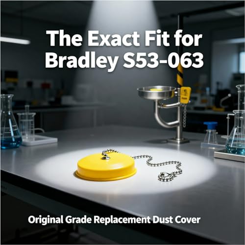 2 PC S53-063 Dust Cover Cap Replacement for Bradley Eye Face Wash Station