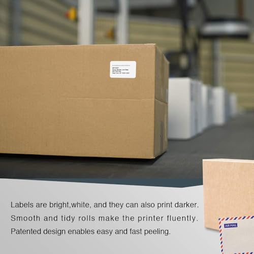 BETCKEY - Replace for DYMO 30347 (1" x 1-1/2") Book Spine Labels [2 Rolls] - color: 02-rolls (1500 Labels)