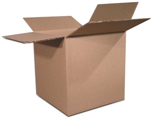 The Packaging Wholesalers 10 x 10 x 10 Inches Double Wall Shipping Boxes, 15-Count (BS101010HDDW)