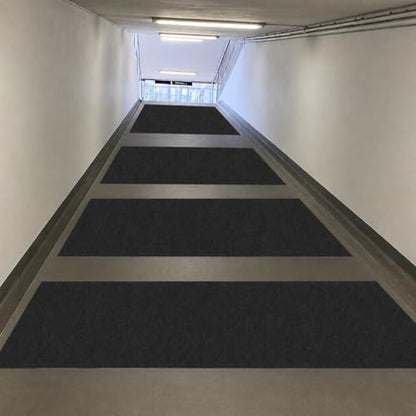Extra Wide 24in x 20ft Black Anti Slip Tape, 80 Grit Waterproof Non Skid Grip Tape Roll for Ramps, Decks, Boat Decks, Warehouse Floors, Garages, Indoor & Outdoor Use - size: 24'' x 20 FT