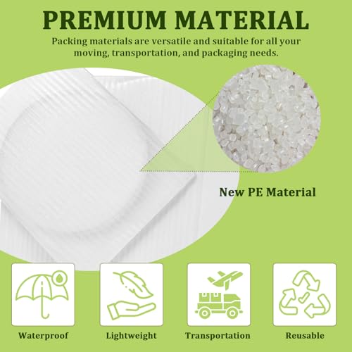200PCS Foam Pouches with 4 Size (12x12", 10x10", 8x8", 6x6") - color: TW-four-size