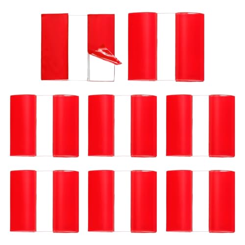 uxcell 8pcs Acrylic Flexible Hinges 30x35mm Invisible Living Hinge 360° - size: 30x35mm