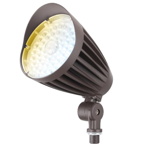 LEONLITE 5CCT LED Bullet Flood Light, 20W/30W/40W, NEMA Beam, Dusk to Dawn