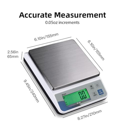 Polit Digital Kitchen Scale, Commercial Grade for Baking, 30lb/13kg