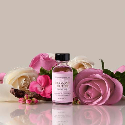 Diamond Drunk Concentrate Refill - Non-Toxic, Fine Jewelry Cleaner for Diamond, Gold, & Platinum Rings & More - 2 Months Supply of Safe, Sustainable Cleaner to Restore Shine - color: Alchemist Rose