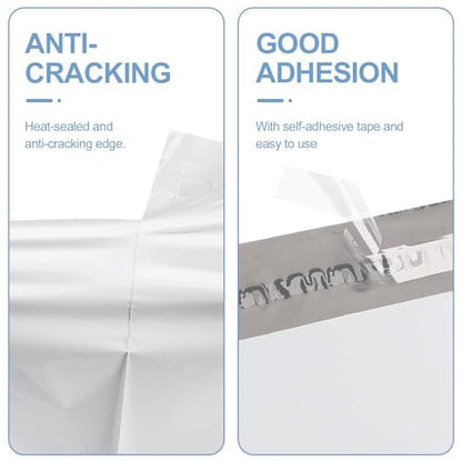 Metronic Poly Mailers 19x24 500PC Shipping Bags for Clothes Small Business - color: White, size: 19x24 500PC