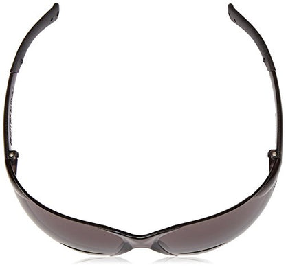 Crews BKH25G BearKat Magnifier Polycarbonate 2.5 Diopter Gray Lens Safety Glasses with Non-Slip Hybrid Black Temple Sleeve (Pack of 2) - color: Gray Lens, size: 2.5 Diopter (Pack of 2)