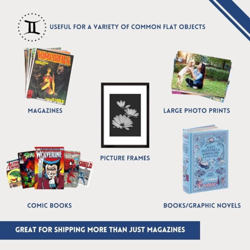 Gemini Magazine and Comic Book Mailers for Shipping (25 Mailers+50 Fillers) - size: 25 mailers + 50 fillers