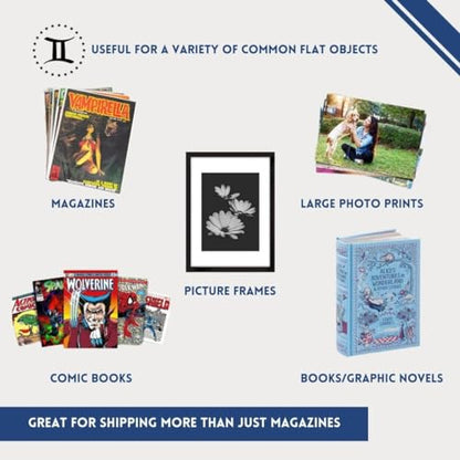 Gemini Magazine and Comic Book Mailers for Shipping (100Mailers+100Fillers) - size: 100 mailers + 100 fillers