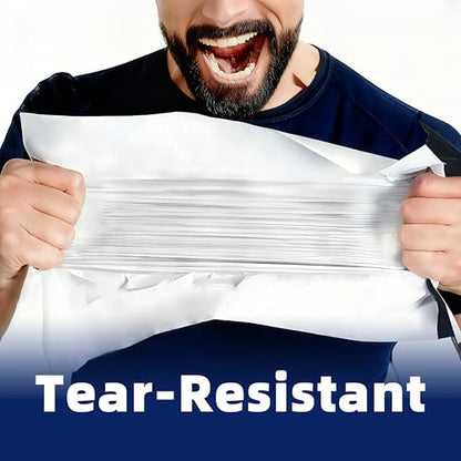 500pcs Poly Mailers 10x13 for Ecommerce Shipping,Online Retail - color: White, size: 10" x 13"500pcs