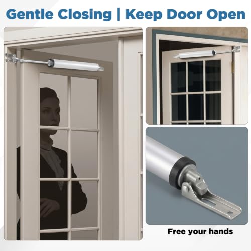 3 Pack Screen Door Closer Kit,Heavy Duty Pneumatic Screen Storm Door Closer