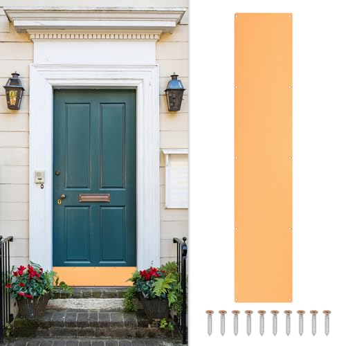 uxcell Door Kick Plate,6 x 30 Inch Kick Plate Door Plate,Copper Gold-1 Pack - color: Copper Gold, size: 6 x 30 Inch