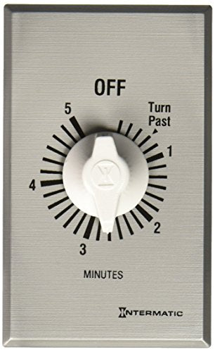 Intermatic FF5M 5-Minute Spring-Loaded Wall Timer, SPST, No Hold - style: SPST