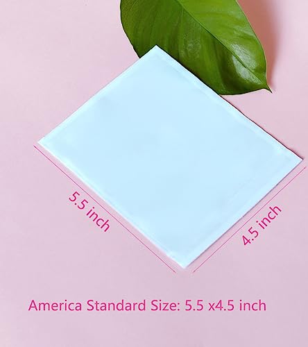 1000 PCS 4.5"x 5.5" Clear Self-Adhesive Packing List Envelopes - Shipping/Mailing Pouch Enclosed Bags for Packing Slips Invoice Label - style: 1000 -Plain