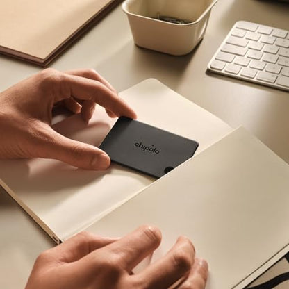 Chipolo CARD – Rechargeable Wallet Tracker Card, Bluetooth Tracker - color: 4 PACK