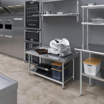 48" x 24" Stainless Steel Equipment Stand, 24" Tall - size: 48"x24"
