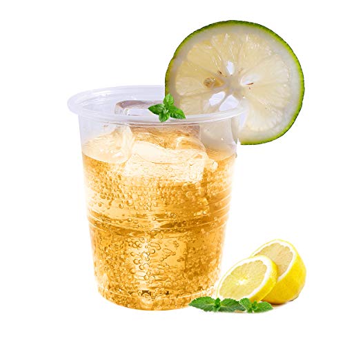 300 Pack 5 OZ Clear Plastic Cups,Disposable Mouthwash Cups,5 Ounce Cold Party Drinking Tumblers Ideal for Whiskey, Drinking Tasting, Food Samples - size: 5oz