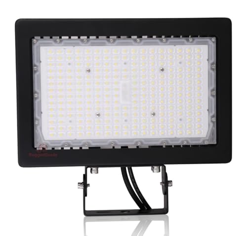 RuggedGrade 200W Kivo Series LED Flood & Area, Security Lighting - color: Black - 5000K, size: 200W–Yoke Mount–Kivo