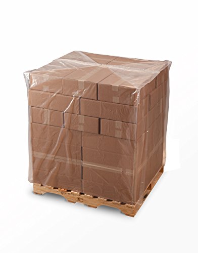 48 X 36 X 72" 4 Mil Clear Pallet Covers 40/Roll - Laddawn 10775
