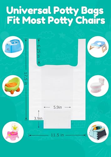 [60 Count] Newnice Disposable Potty Liners for OXO Tot 2-in-1 Go Potty - size: 2 Packs