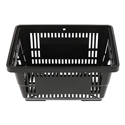 Shopping Basket 12-Pack 21L Black PP Durable Storage
