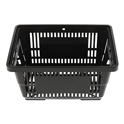 Shopping Basket 12-Pack 21L Black PP Durable Storage
