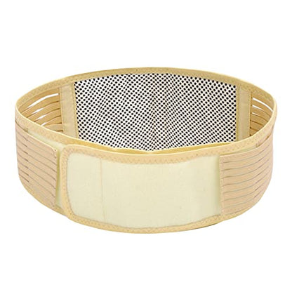 Men Women Back Brace Breathable Waist Lumbar Lower Back Support Belt Waist Compression with Adjustable Strap for Sciatica,Herniated Disc, Scoliosis Back Pain Relief, Heavy lifting Removable Lumbar Pad (B-Khaki for Waist girth 28.8-34 inches) - size: L for