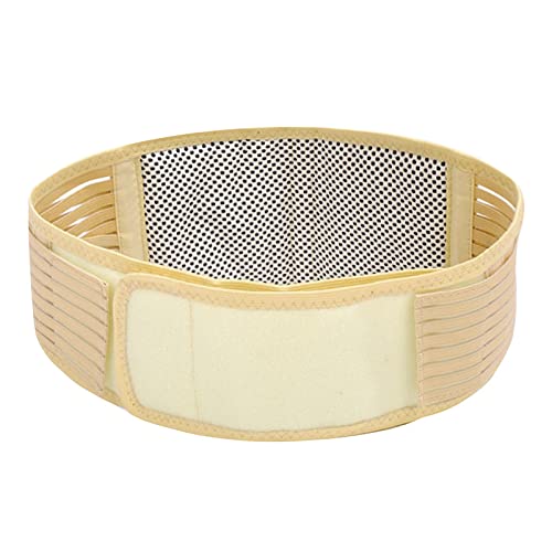 Men Women Back Brace Breathable Waist Lumbar Lower Back Support Belt Waist Compression with Adjustable Strap for Sciatica,Herniated Disc, Scoliosis Back Pain Relief, Heavy lifting Removable Lumbar Pad (Khaki, XL for Waist girth 35-42 inches) - size: XL fo