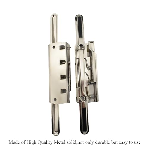 HAHIYO 8 Inch Silver Metal Clipboard Clips - High-Grip Lever Clip, Mountable, 3 Pack - style: LeverType-Silver-8in-3p