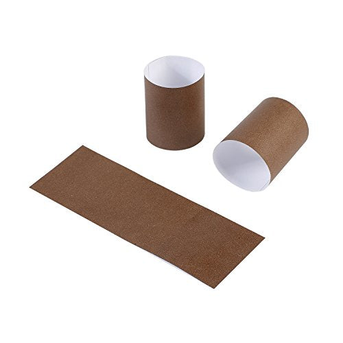Gmark Self-Adhesive Brown Paper Napkin Bands (2500 Count) - 4.25 x 1.5 Inch Professional Napkin Rings - Self-Sealing Disposable Silverware Wrappers for Restaurants & Formal Events GM1052 - color: Brown