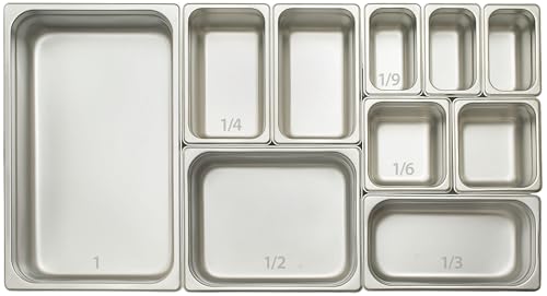 Winco 6-Inch Anti-Jamming Steam Pan, Full, 24-Gauge - size: 6" Deep