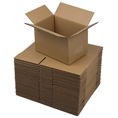 SUNLPH Shipping Boxes 6x4x4 Inches Small Corrugated Cardboard Boxes, 25 Pack - size: 6 x 4 x 4 inch