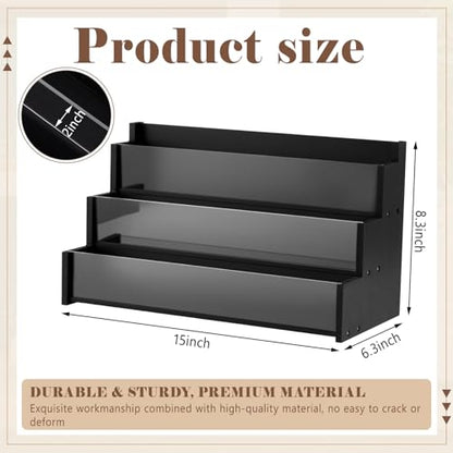 Yuntau 3 Tier Greeting Card Display Stand, Black - color: Black, size: 3 Tier