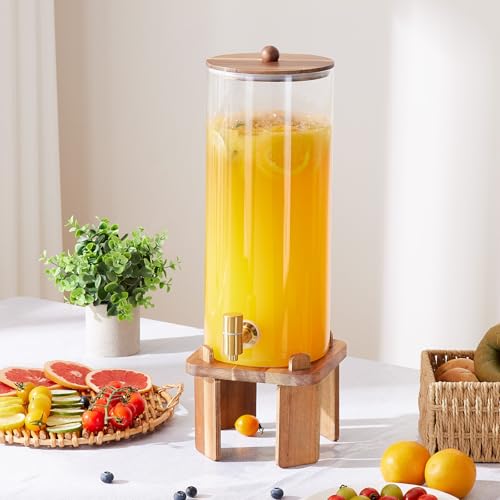 2 Gallon Large Drink Dispenser for Parties,Beverage Dispenser with Stand - size: 2 gallon