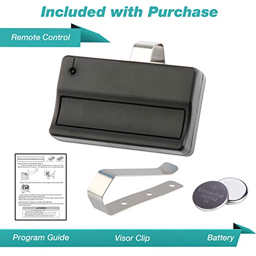 2 Replacement for Liftmaster 371LM Garage Door Remote Opener