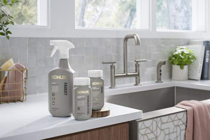 KOHLER K-23729-NA Stainless Steel Cleaner, Kitchen & Bathroom Cleaner, Polish & Protect Sinks & Other Surfaces, 8 FL Oz - size: 8 Fl Oz (Pack of 1)