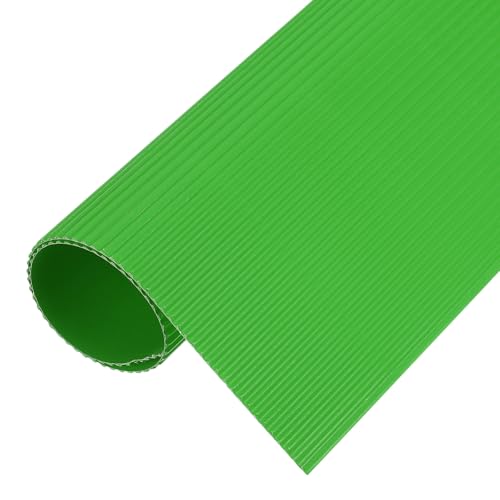 MECCANIXITY Corrugated Paper Sheets 5pcs 14x10x1/16inch Fruit Green - color: Fruit Green, size: 14inch x 10inch x 1/16inch